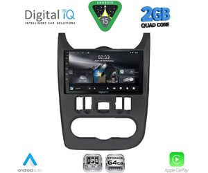 DIGITAL IQ RSD 1101BL_CPA (9inc) MULTIMEDIA TABLET for DACIA DUSTER – LOGAN – SANDERO mod. 2006-2012 (BLACK)