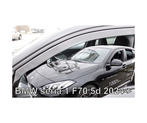 ΑΝΕΜΟΘΡΑΥΣΤΕΣ ΓΙΑ BMW ΣΕΙΡΑ 1 F70 5D 2024+ ΖΕΥΓΑΡΙ ΑΠΟ ΕΥΚΑΜΠΤΟ ΦΙΜΕ ΠΛΑΣΤΙΚΟ HEKO - 2 ΤΕΜ.