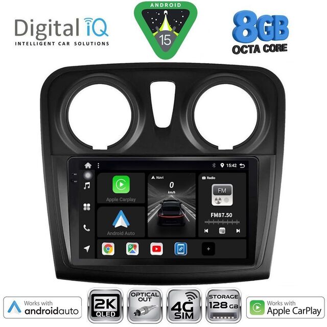 DIGITAL IQ BXK 20108_CPAA (9inc) MULTIMEDIA TABLET for DACIA LOGAN – SANDERO mod. 2012-2019
