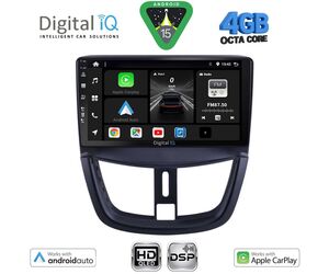 DIGITAL IQ BXF 16507_CPAA (9inc) MULTIMEDIA TABLET for PEUGEOT 207 mod. 2007-2014
