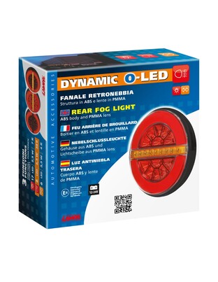 ΦΩΣ ΠΙΣΩ ΔΕΞΙ 12/24V DYNAMIC-O 140 mm ΜΕ 29 LED 3 ΧΡΗΣΕΙΣ ΟΜΙΧΛΗΣ/ΘΕΣΕΩΣ/ΦΛΑΣ (ΚΟΚΚΙΝΟ/ΠΟΡΤΟΚΑΛΙ) - 1 ΤΕΜ.