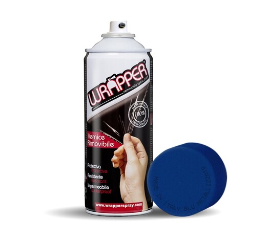 ΠΡΟΣΤΑΤΕΥΤΙΚΟ ΦΙΛΜ ΣΕ ΣΠΡΕΙ WRAPPER METALLIC BLUE 400 ml (ΜΠΛΕ ΜΕΤΑΛΛΙΖΕ)