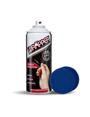 ΠΡΟΣΤΑΤΕΥΤΙΚΟ ΦΙΛΜ ΣΕ ΣΠΡΕΙ WRAPPER METALLIC BLUE 400 ml (ΜΠΛΕ ΜΕΤΑΛΛΙΖΕ)