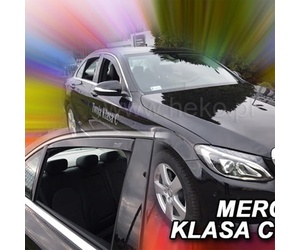 ΑΝΕΜΟΘΡΑΥΣΤΕΣ ΓΙΑ MERCEDES C-KLAS W205 4D 2014 ΣΕΤ ΑΥΤΟΚΙΝΗΤΟΥ ΑΠΟ ΕΥΚΑΜΠΤΟ ΦΙΜΕ ΠΛΑΣΤΙΚΟ HEKO - 4 ΤΕΜ.