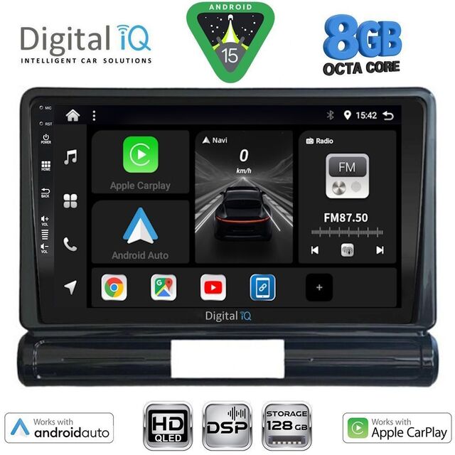DIGITAL IQ BXF 18093L_CPAA (9inc) MULTIMEDIA TABLET for CITROEN C3 - DS3 mod. 2016-2024 Low Version