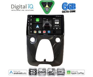 DIGITAL IQ BXF 17708_CPAA A/C (10inc) MULTIMEDIA TABLET for CITROEN C1-PEUGEOT 108-TOYOTA AYGO mod. 2014-2022