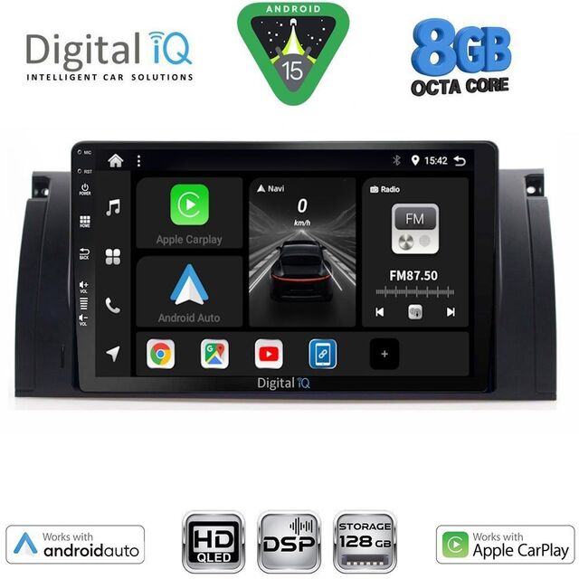 DIGITAL IQ BXF 7045_CPAA (9inc) MULTIMEDIA TABLET for BMW Series 5 (E39) mod. 1997-2005 | X5 (E53) mod. 1999-2006