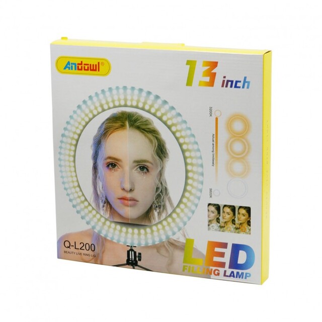 LED RING LIGHT 13" ANDOWL Q-L200