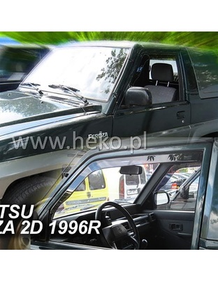 ΑΝΕΜΟΘΡΑΥΣΤΕΣ ΓΙΑ DAIHATSU FEROZA 2D 1989-1998 ΖΕΥΓΑΡΙ ΑΠΟ ΕΥΚΑΜΠΤΟ ΦΙΜΕ ΠΛΑΣΤΙΚΟ HEKO - 2 ΤΕΜ.
