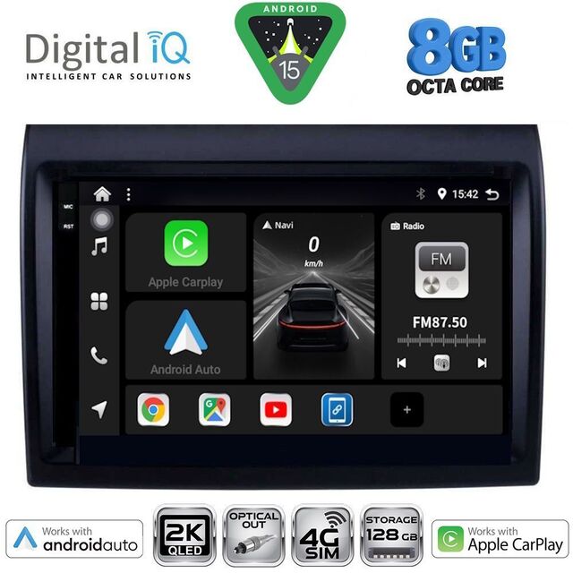 DIGITAL IQ BXK 20140_CPAA (9inc) MULTIMEDIA TABLET for FIAT DUCATO mod. 2006-2011