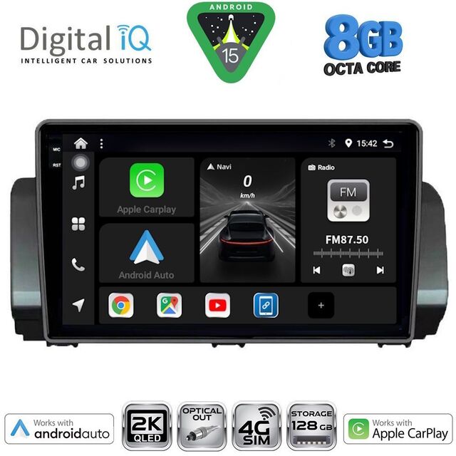 DIGITAL IQ BXK 20109A_CPAA (10inc) MULTIMEDIA TABLET for DACIA LOGAN - SANDERO - JOGGER mod. 2020-2026