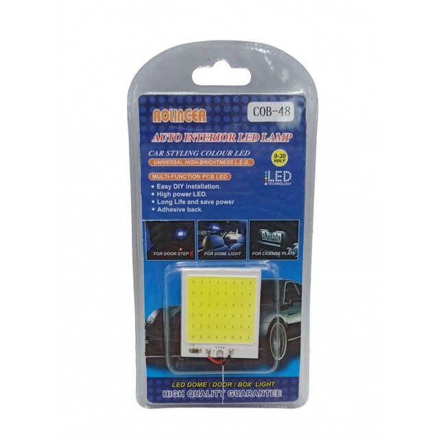 LED ΛΑΜΠΑ ΑΥΤΟΚΙΝΗΤΟΥ F-COB-48H 12V COB-48