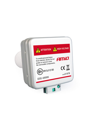 Amio - Λάμπα Xenon D3S 4300K 35W 12V Premium για αντικατάσταση εργοστασιακών και aftermarket xenon με φυσικό φωτισμό και σταθερή απόδοση με ενσωματωμένο igniter - 1 Τεμ. (01978/AM)
