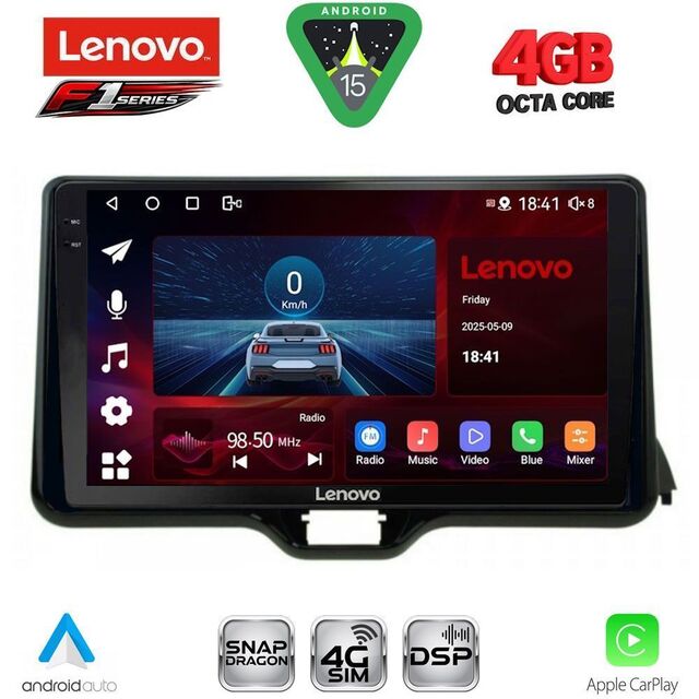 LENOVO SSQ 9738_CPA (10inc) MULTIMEDIA TABLET for TOYOTA YARIS mod. 2020-2026 - MAZDA 2 mod. 2023-2026