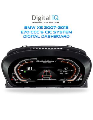 DIGITAL IQ DDD 976_DC (12.3in) DIGITAL CLUSTER for BMW X5 (E70) - X6 (E71) mod. 2007-2013 with CCC-CIC