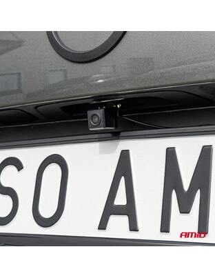 Amio - ΚΑΜΕΡΑ ΟΠΙΣΘΟΠΟΡΕΙΑΣ 12V 720pHD ΡΥΘΜΙΣΗ ΚΛΙΣΗΣ/ΤΕΤΡΑΓΩΝΗ ΜΕ ΜΕΤΑΛΛΙΚΗ ΒΑΣΗ ΣΤΗΡΙΞΗΣ HD-315 - 1 TEM. (03534/AM)