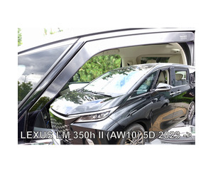 ΑΝΕΜΟΘΡΑΥΣΤΕΣ ΓΙΑ LEXUS LM 350H (AW10) 5D 2023+ ΖΕΥΓΑΡΙ ΑΠΟ ΕΥΚΑΜΠΤΟ ΦΙΜΕ ΠΛΑΣΤΙΚΟ HEKO - 2 ΤΕΜ.