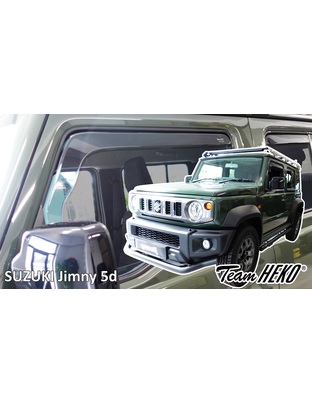 Heko - Ανεμοθραύστες για Suzuki Jimny 5 Doors 2023+ Σετ Αυτοκινήτου Απο Εύκαμπτο Φιμέ Πλαστικό - 4 τεμ. (ΑΝΕΜ.SET28663)