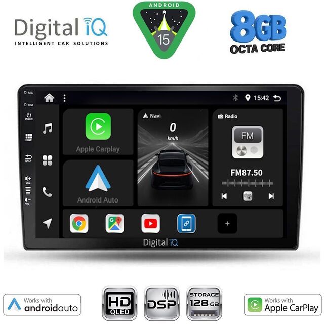 DIGITAL IQ BXF 18103B_CPAA (9inc) MULTIMEDIA TABLET for DACIA DUSTER mod. 2012-2019
