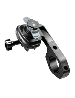 Διπλή Βάση Στήριξης Κινητού και Action Camera Combo της σειράς Optiline για Τιμόνι Ποδηλάτου με διάμετρο από 22 mm έως 31,75 mm και σύστημα Duolock, συμβατή με Θήκες ή Αντάπτορες Κινητού Optiline και Θήκες για Action Cameras