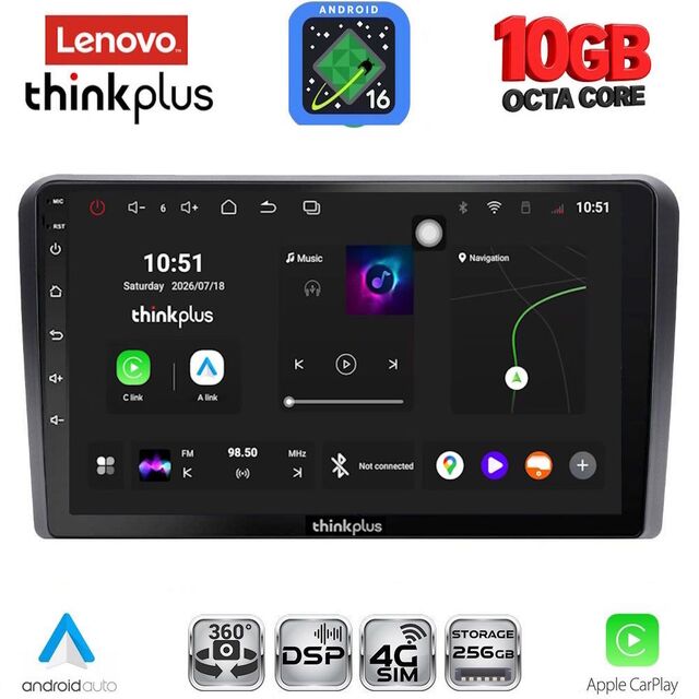 LENOVO LTM 11139A_CPA (9inc) MULTIMEDIA TABLET for FIAT PANDA mod. 2003-2012