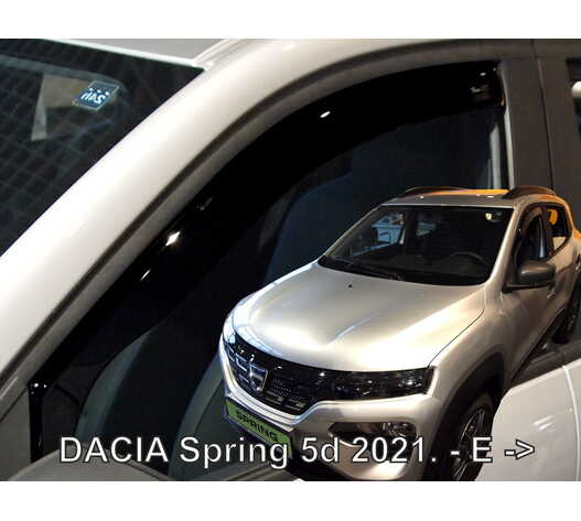 ΑΝΕΜΟΘΡΑΥΣΤΕΣ ΓΙΑ DACIA SPRING ELECTRIC 5D 2021  ΖΕΥΓΑΡΙ ΑΠΟ ΕΥΚΑΜΠΤΟ ΦΙΜΕ ΠΛΑΣΤΙΚΟ HEKO - 2 ΤΕΜ.