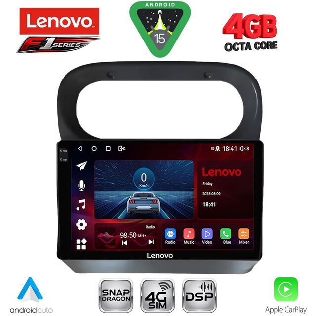 LENOVO SSQ 9559_CPA (9inc) MULTIMEDIA TABLET for RENAULT TWINGO mod. 2007-2014
