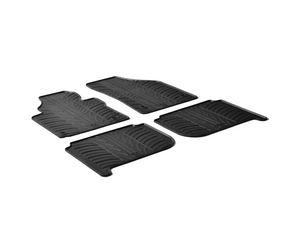LAMPA - ΠΑΤΑΚΙΑ ΑΥΤΟΚΙΝΗΤΟΥ ΑΠΟ ΛΑΣΤΙΧΟ ΓΙΑ VOLKSWAGEN TOURAN 05/2003-2015 ΣΕ ΜΑΥΡΟ ΧΡΩΜΑ ME ΚΟΥΜΠΩΜΑΤΑ - 4 ΤΕΜ.