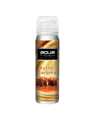 Aqua - ΑΡΩΜΑΤΙΚΟ ΑΥΤΟΚΙΝΗΤΟΥ ΣΕ ΣΠΡΕΙ (SPRAY) ΜΕ ΑΡΩΜΑ ΚΑΡΑΜΕΛΑ ΒΟΥΤΥΡΟΥ FLAVORS SERIES 75ml AQUA - 1 TEM. (10-259/AQ)