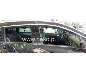 ΑΝΕΜΟΘΡΑΥΣΤΕΣ ΓΙΑ OPEL ASTRA K 5D 2015+ SPORT TOURER WAGON  ΣΕΤ ΑΠΟ ΕΥΚΑΜΠΤΟ ΦΙΜΕ ΠΛΑΣΤΙΚΟ HEKO - 4 ΤΕΜ.