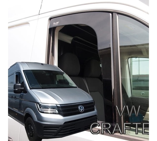 ΑΝΕΜΟΘΡΑΥΣΤΕΣ ΓΙΑ VW CRAFTER 2017+ ΖΕΥΓΑΡΙ ΑΠΟ ΕΥΚΑΜΠΤΟ ΦΙΜΕ ΠΛΑΣΤΙΚΟ HEKO - 2 ΤΕΜ.