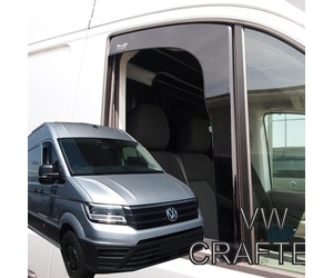 ΑΝΕΜΟΘΡΑΥΣΤΕΣ ΓΙΑ VW CRAFTER 2017+ ΖΕΥΓΑΡΙ ΑΠΟ ΕΥΚΑΜΠΤΟ ΦΙΜΕ ΠΛΑΣΤΙΚΟ HEKO - 2 ΤΕΜ.