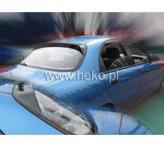 ΑΝΕΜΟΘΡΑΥΣΤΗΣ ΠΙΣΩ ΠΑΡΜΠΡΙΖ ΓΙΑ DAEWOO LANOS 4D 1997-2002 ΑΠΟ ΕΥΚΑΜΠΤΟ ΦΙΜΕ ΠΛΑΣΤΙΚΟ HEKO - 1 ΤΕΜ.