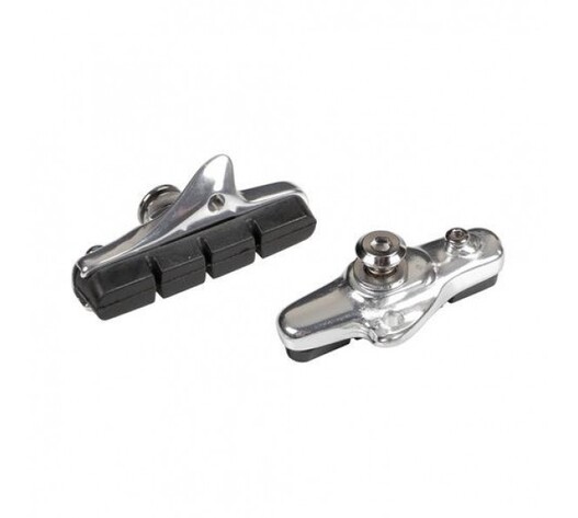 ΤΑΚΑΚΙΑ ΦΡΕΝΩΝ ΠΟΔΗΛΑΤΟΥ (RACING BIKE) PREMIUM 55mm PF-15  ΜΑΥΡΟ/ΧΡΩΜΙΟ 2ΤΕΜ.