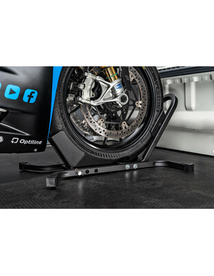 ΣΤΑΝΤ MOTO ΕΜΠΡΟΣ ΤΡΟΧΟΥ STAND LOCK ΓΙΑ ΕΛΑΣΤΙΚΑ 15-21 ΙΝΤΣΩΝ max180mm ΣΕ ΜΑΥΡΟ ΧΡΩΜΑ LAMPA - 1 ΤΕΜ.