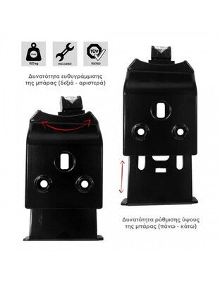 MENABO ΑΚΡΑ (ΠΟΔΙΑ) FIX604FP ΓΙΑ ΕΠΑΓΓΕΛΜΑΤΙΚΗ ΜΠΑΡΑ PROFESSIONAL - 2 ΤΕΜ. (ΓΙΑ 1 ΜΠΑΡΑ) (10280/MB)