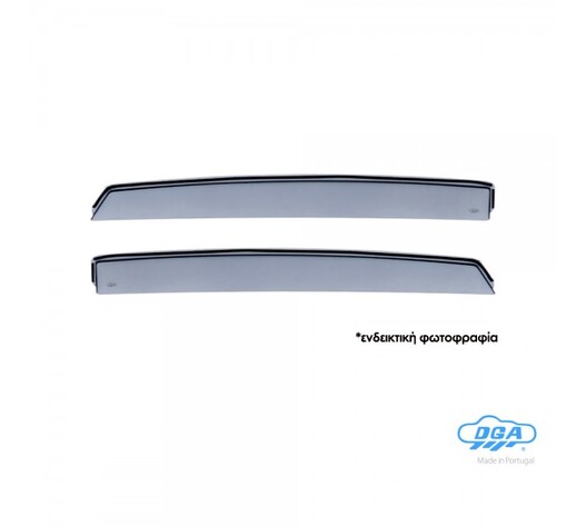 ΖΕΥΓΑΡΙ ΠΙΣΩ ΑΝΕΜΟΘΡΑΥΣΤΕΣ ΓΙΑ MITSUBISHI OUTLANDER 5D 2012+ ΑΠΟ ΕΥΚΑΜΠΤΟ ΧΥΤΟ ΑΚΡΥΛΙΚΟ ΓΥΑΛΙ (CAST ACRYLIC GLASS) DGA - 2 ΤΕΜ.