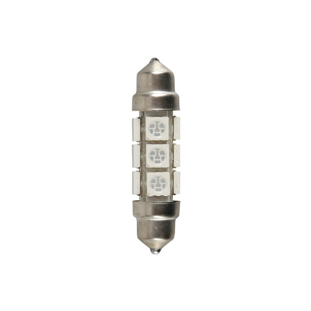 ΛΑΜΠΑΚΙ ΠΛΑΦΟΝΙΕΡΑΣ 24/28V 11x43mm 205lm 12xSMD LED ΠΡΑΣΙΝΟ ΔΙΠΛΗΣ ΠΟΛΙΚΟΤΗΤΑΣ LAMPA - 20 ΤΕΜ.