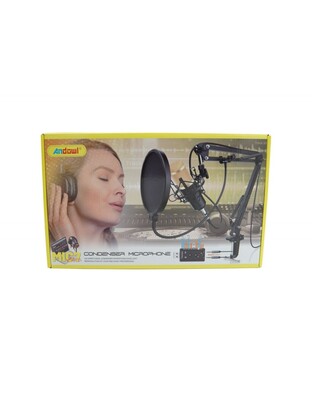 ΜΙΚΡΟΦΩΝΟ ΜΕ ΠΥΚΝΩΤΗ ΚΑΙ ΦΙΛΤΡΟ ANDOWL AN-MIC7