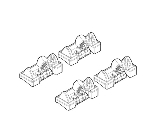 ΑΚΡΑ ΓΙΑ ΜΠΑΡΕΣ NORDRIVE ΓΙΑ RENAULT CLIO 5D 03/98-09/05 / CLIO STORIA 10/05-01/11 KIT