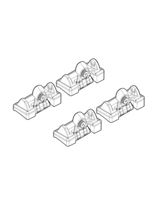 ΑΚΡΑ ΓΙΑ ΜΠΑΡΕΣ NORDRIVE ΓΙΑ RENAULT CLIO 5D 03/98-09/05 / CLIO STORIA 10/05-01/11 KIT
