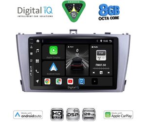 DIGITAL IQ BXF 18705SL_CPAA (9inc) MULTIMEDIA TABLET for TOYOTA AVENSIS (T27) mod. 2009-2015 (SILVER)