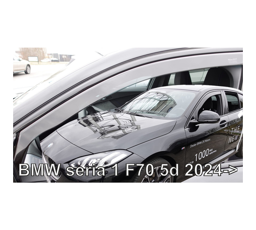 ΑΝΕΜΟΘΡΑΥΣΤΕΣ ΓΙΑ BMW ΣΕΙΡΑ 1 F70 5D 2024+ ΣΕΤ ΑΥΤΟΚΙΝΗΤΟΥ ΑΠΟ ΕΥΚΑΜΠΤΟ ΦΙΜΕ ΠΛΑΣΤΙΚΟ HEKO - 4 ΤΕΜ