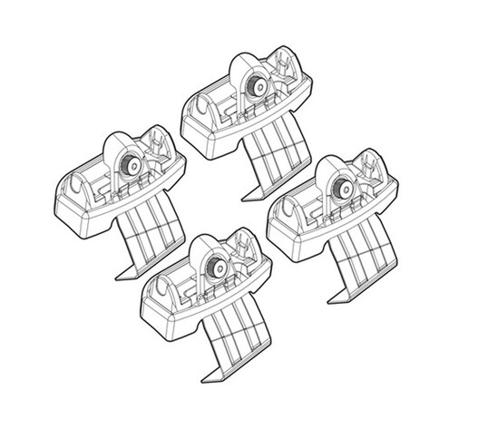 ΑΚΡΑ ΓΙΑ ΜΠΑΡΕΣ NORDRIVE ΓΙΑ AUDI A1 3D/5D SPORTBACK 02/12+ KIT