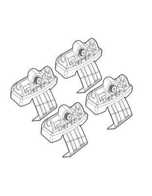 ΑΚΡΑ ΓΙΑ ΜΠΑΡΕΣ NORDRIVE ΓΙΑ AUDI A1 3D/5D SPORTBACK 02/12+ KIT