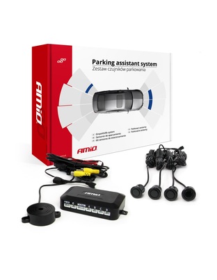Amio - Αισθητήρας Παρκαρίσματος AMiO PS Visible 18mm Μαύρο – 1 τεμ. (02992/AM)