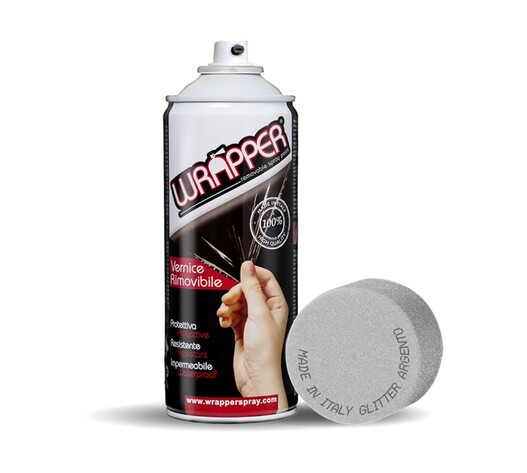 ΠΡΟΣΤΑΤΕΥΤΙΚΟ ΦΙΛΜ ΣΕ ΣΠΡΕΙ WRAPPER SPECIAL COLOUR SILVER GLITTER 400 ml (ΑΣΗΜΙ GLITTER)