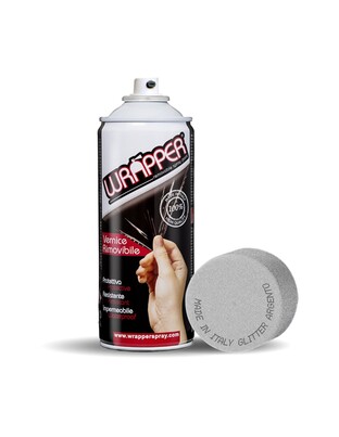ΠΡΟΣΤΑΤΕΥΤΙΚΟ ΦΙΛΜ ΣΕ ΣΠΡΕΙ WRAPPER SPECIAL COLOUR SILVER GLITTER 400 ml (ΑΣΗΜΙ GLITTER)