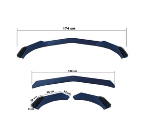 ΔΙΑΚΟΣΜΗΤΙΚΟ SPOILER ΠΡΟΦΥΛΑΚΤΗΡΑ LIP SPLITTER CARBON LOOK 3ΤΕΜ.
