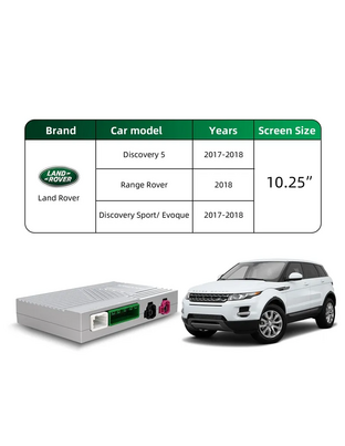DIGITAL IQ LR 522F CPA (WIRELESS CARPLAY / ANDROID AUTO BOX with 2 CAMERA IN for JAGUAR - LAND ROVER mod. 2016-2019 with HARMAN 10.25" Screen)